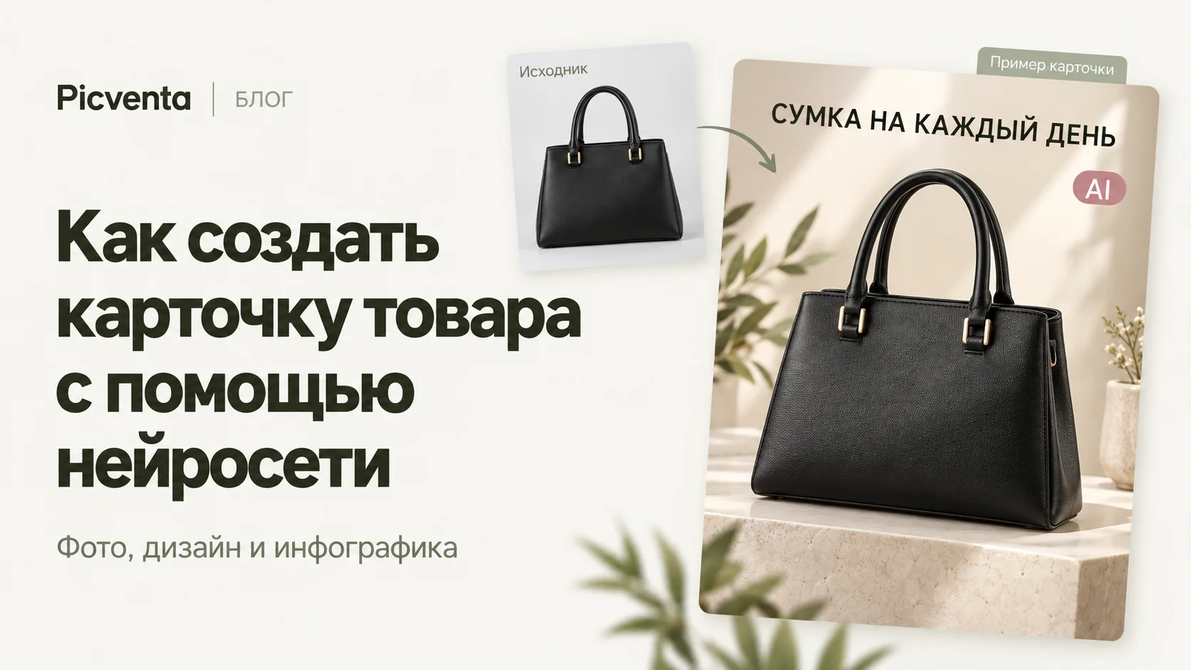 как создать карточку товара с ии
